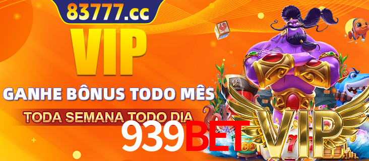 Banner promocional do 939BET oferecendo 100% de recompensas adicionais contínuas para quem fizer o login diário (Daily sign-in), com um mascote de coelho.